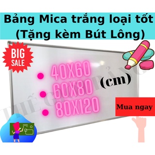 Bảng Mica trắng Treo Tường Kích Thước (40x60, 60x80, 60x100, 80x120)cm