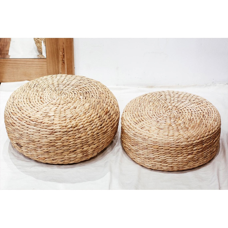 Đôn lục bình vuông, tròn đan thủ công, Trang trí nhà, (Hàng XK) | The handicrafts