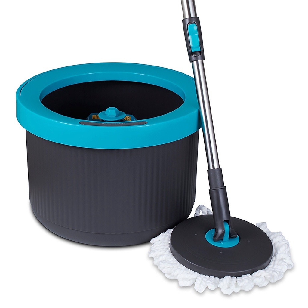 HPP345 - Bộ Cây Lau Nhà 360 Độ Mini Twister - Màu xanh+ xám