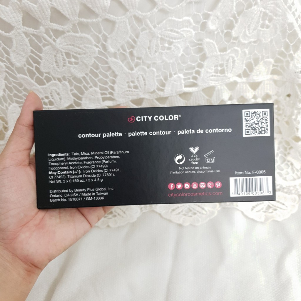 Phấn Tạo Khối 3 Ô City Color Contour Effects Palette | BigBuy360 - bigbuy360.vn