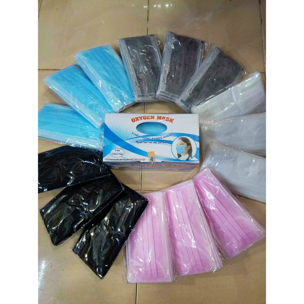 Khẩu Trang Y Tế 4 Lớp. 50 CÁI / 1 Hộp. Loại dày. | BigBuy360 - bigbuy360.vn