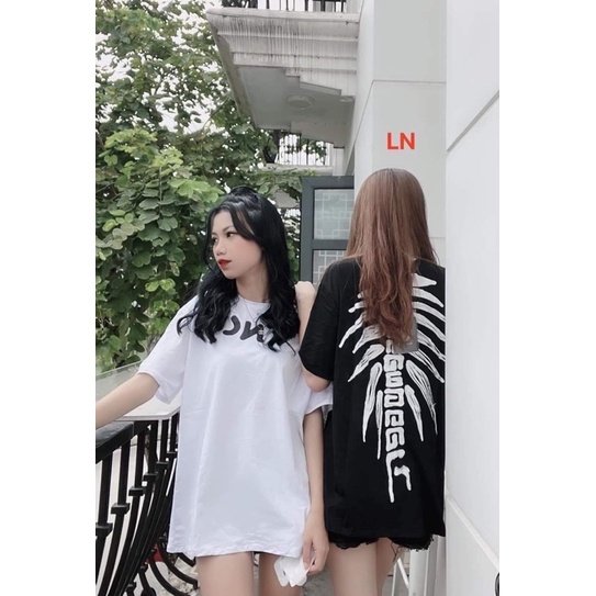 Áo phông vòng cổ xương cá LN11