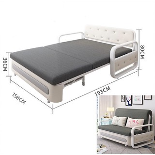Sofa Giường Đa Năng, Giường Sofa Gấp Gọn TẶNG 02 Gối (Có ngăn chứa đồ) KT 1m5 x 1m93