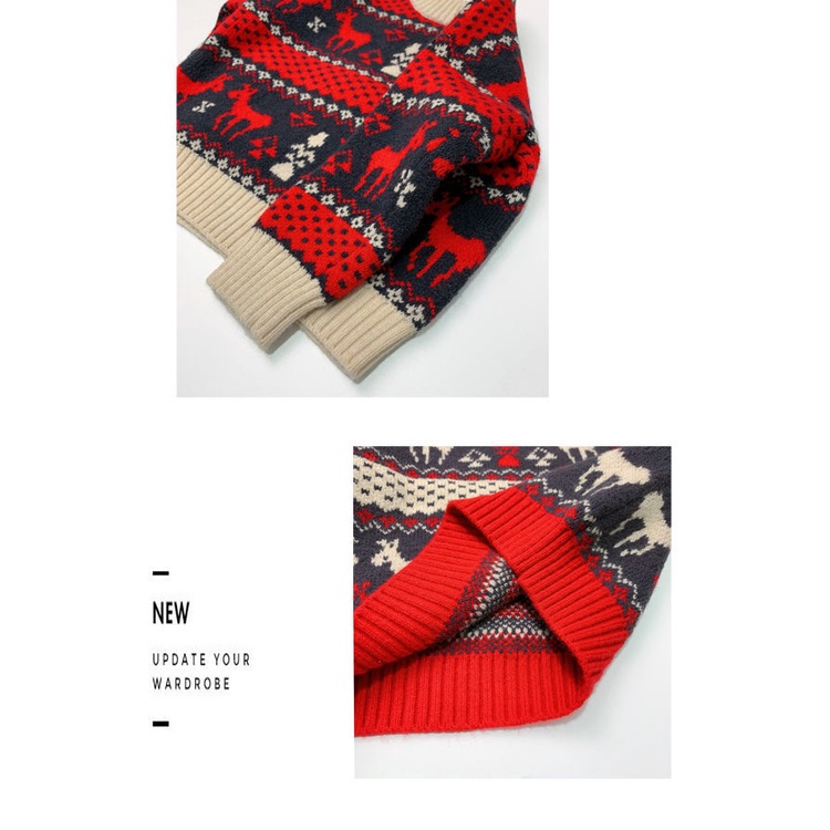 Áo sweater phong cách giáng sinh thời trang cho bé trai