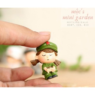 Tiểu cảnh mini_Cặp đôi quân y_CD133