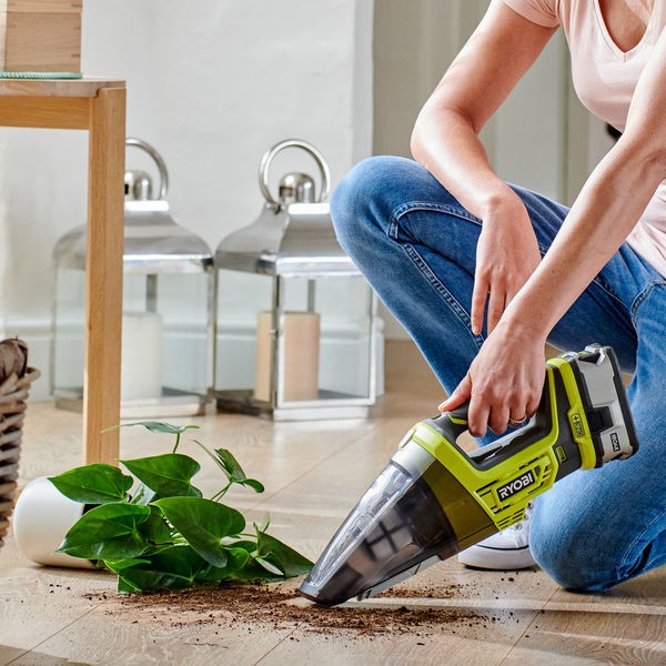 THÂN MÁY HÚT BỤI DÙNG PIN 18V HIỆU RYOBI ONE+ R18HV-0 MỚI 100% CHÍNH HÃNG NHẬP KHẨU ÚC