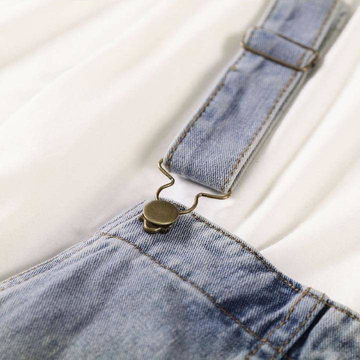 Quần Yếm Denim Phong Cách Hàn Quốc 2021 Cho Nữ | BigBuy360 - bigbuy360.vn