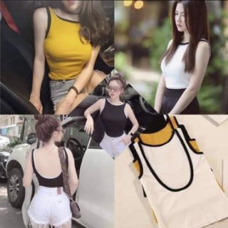 💥Áo Thun Ba Lỗ Nữ Hở Lưng Ulzzang