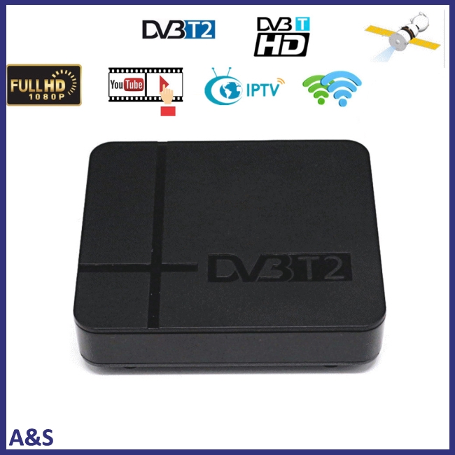 Bộ đầu thu truyền hình kỹ thuật số HD DVB-T2 K2 hỗ trợ Youtube FTA H.264 MPEG-2/4 PVR TV kèm phụ kiện