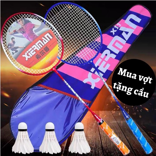 COMBO Bộ Vợt cầu lông Rodler hợp kim nhôm