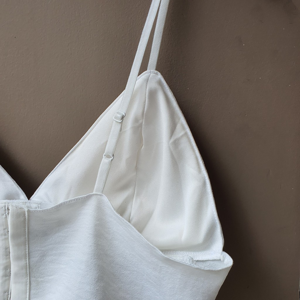 ÁO TOPLETTE MÀU TRẮNG BASIC COKIM7