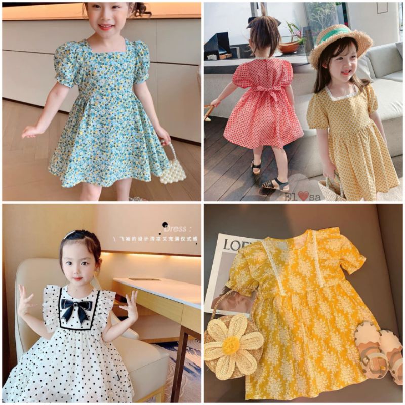 Váy cho bé gái, Đầm bé gái 8-20kg siêu sang chảnh + bánh bèo