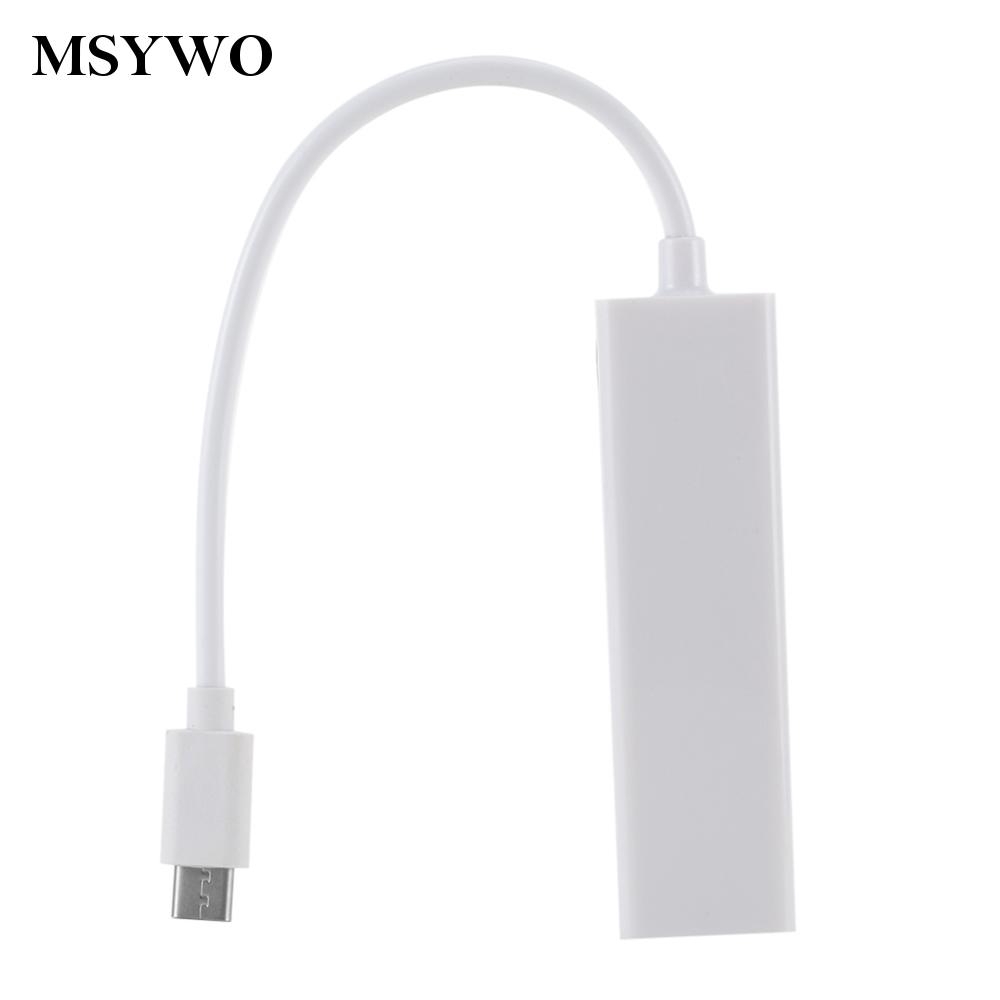 Cáp Kết Nối 3 Cổng Usb Type-c Sang Rj45 Cho Macbook Pro