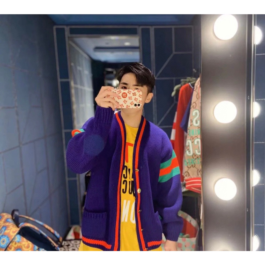 Áo Cardigan len đan Gucci2 FW22 ( Full Tag, mac,... )