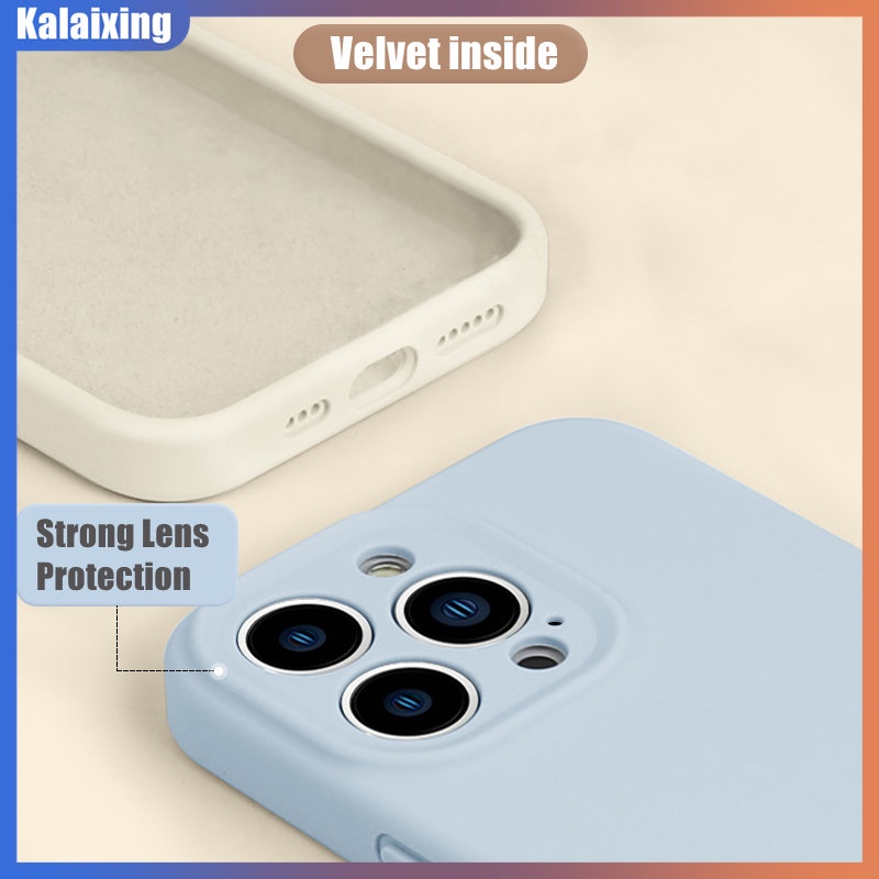 【Có Logo】Ốp Điện Thoại Silicon Mềm Chống Sốc Sang Trọng Cho iPhone 14 Pro Max 14 Plus 14Pro 14Plus