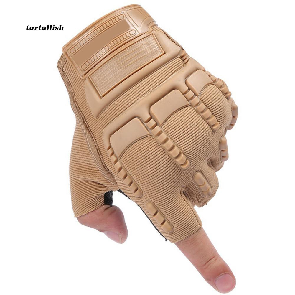 TUR♥Men's Army Military Outdoor Tactical Combat Bicycle Airsoft Half Finger Gloves