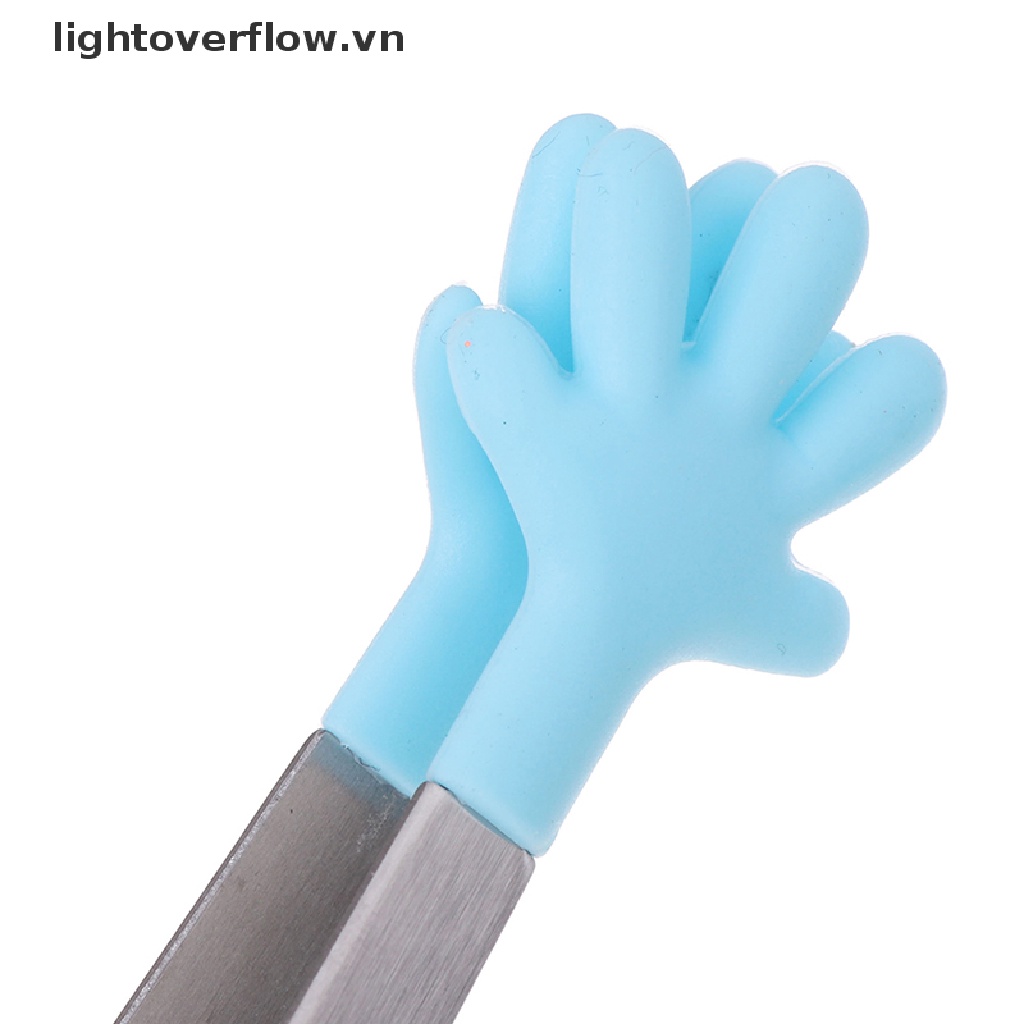 Kẹp Gắp Đá / Thức Ăn Bằng Thép Không Gỉ Và Silicon Tiện Dụng Cho Nhà Bếp