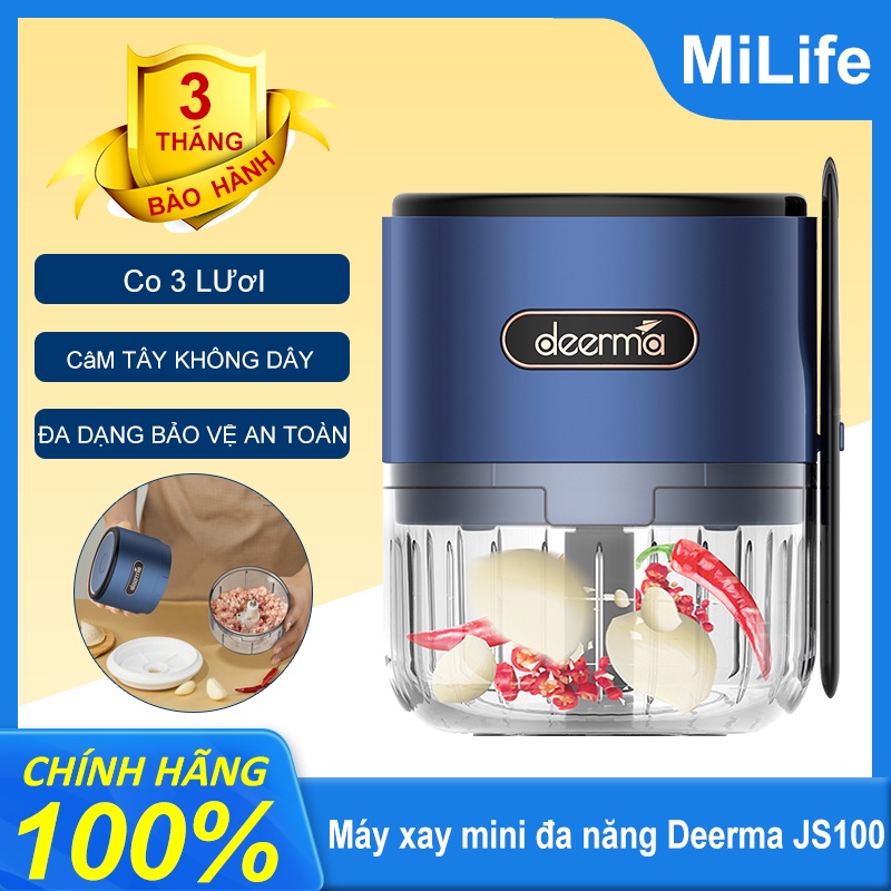 Máy xay mini đa năng di động tích điện Deerma JS100