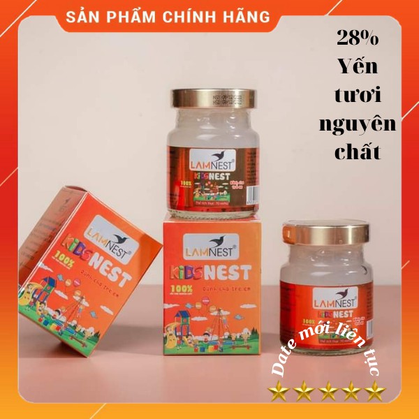 [CHÍNH HÃNG] Kids Nest dinh dưỡng hoàn hảo giúp trẻ phát triển khỏe mạnh - 28% yến tươi nguyên chất - Date mới liên tục