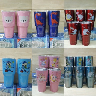 Ly Giữ Nhiệt 900ml Inox S304 , Hàng Cao Cấp Được Chọn Mẫu Tùy Thích ( Bộ Gồm: Ly, Túi, 2 Ống Hút Inox, Cọ Rửa Ly)