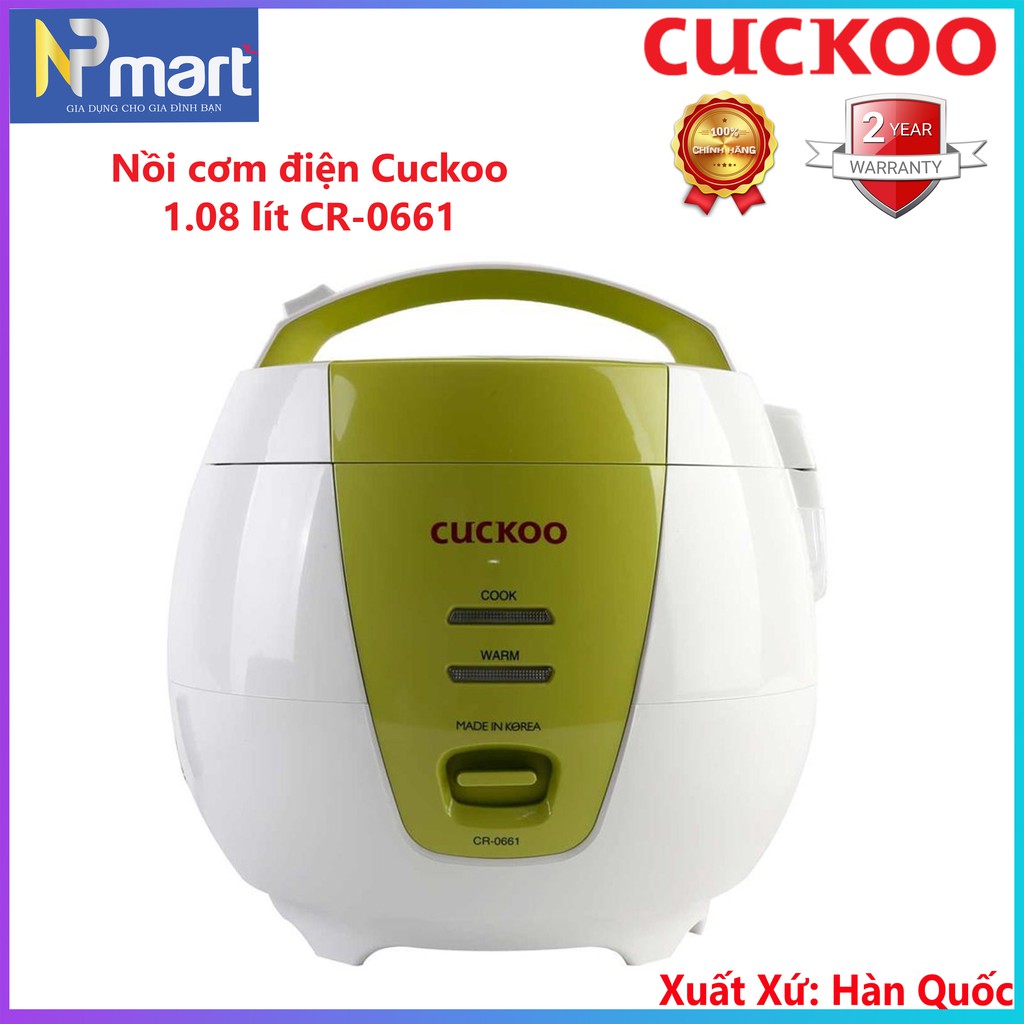 Nồi cơm điện Cuckoo 1 lít CR-0661