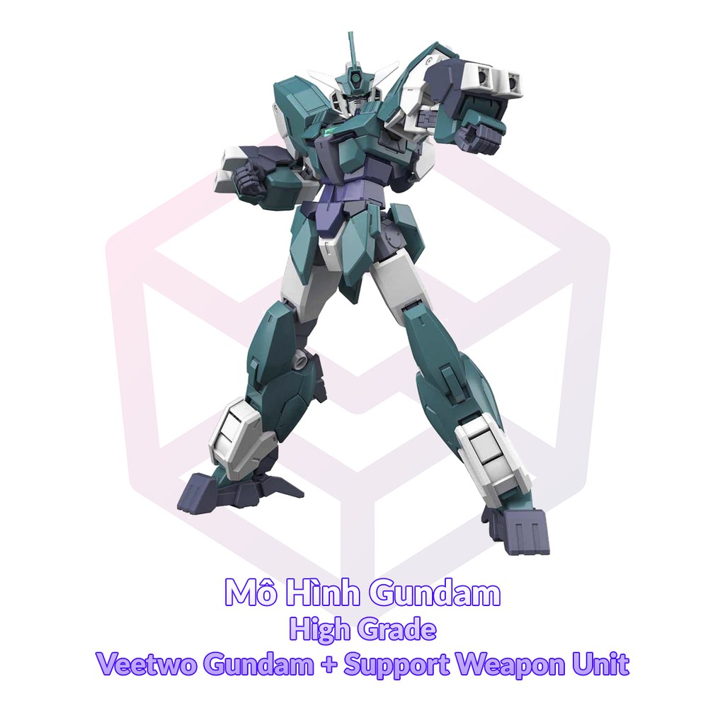 Mô hình Gundam HG 006A Veetwo Gundam + Support Weapon Unit 1/144 BDR [3GD]