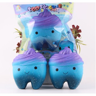 sale sale sale Squishy Răng Galaxy Jumbo tặng kèm bao bì