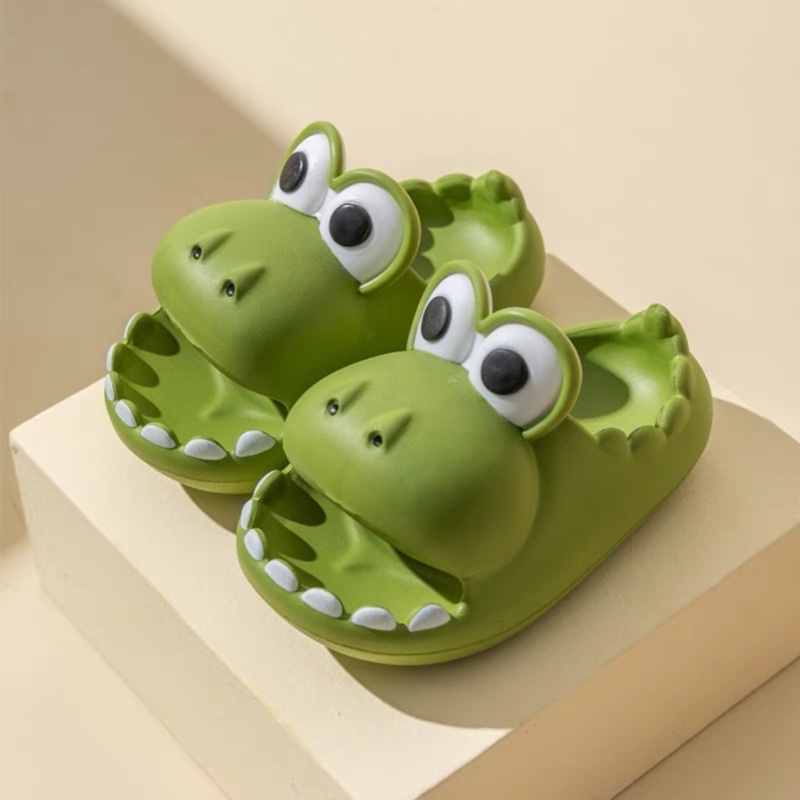 Dép quai ngang cá sấu,dép hà mã, cá xấu há miệng mắt to cho người lớn siêu cute phong cách Ulzzang  Mã 19