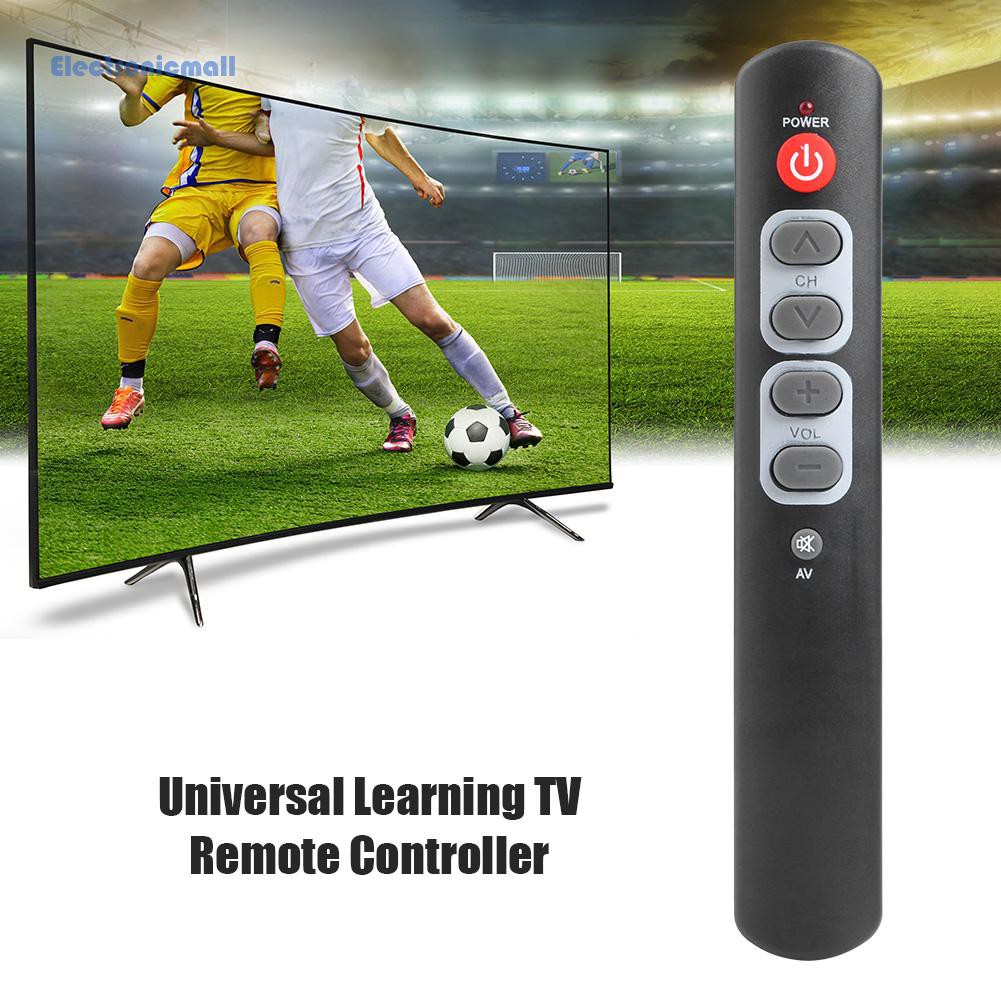 ElectronicMall01 Universal 6 Key Learning Remote Control Big Button Copy Infrared IR Remote