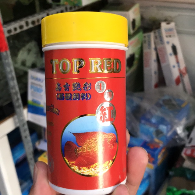Thức ăn cá La Hán TOP RED lên màu, lên đầu
