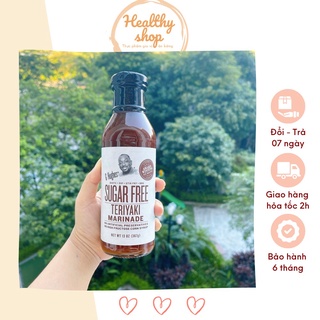 Sốt ướp thịt heo, gà, bò, hải sản vị Teriyaki không đường G Hughes ( eat clean , keto , gymer)