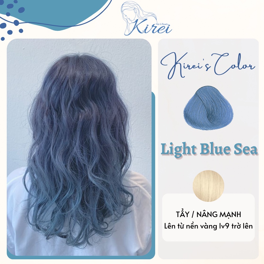 Thuốc nhuộm tóc LIGHT BLUE SEA / XANH KHÓI Kireihair, KIREIHAIR
