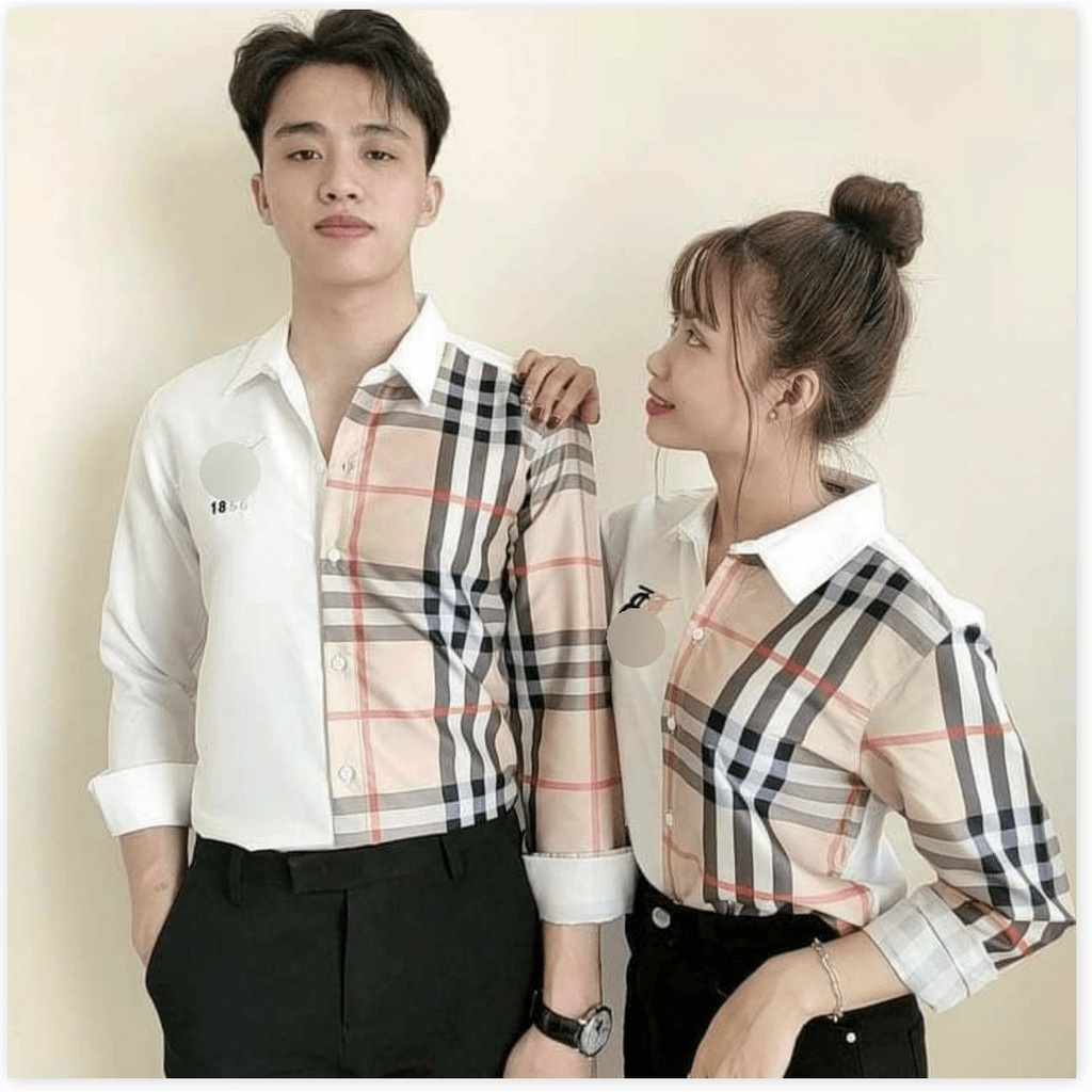 Áo sơ mi cặp đôi CỰC ĐẸP HOẠ TIẾT CARO DÀNH CHO CÁC CÁC BẠN TRẺ KME FASHION