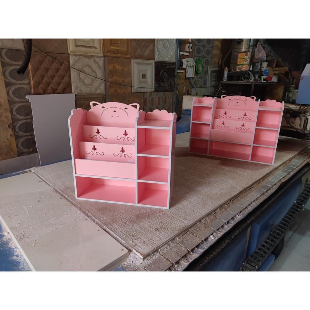 Kệ sách hình gấu 5 ngăn đựng đồ đa năng có khắc tên miễn phí