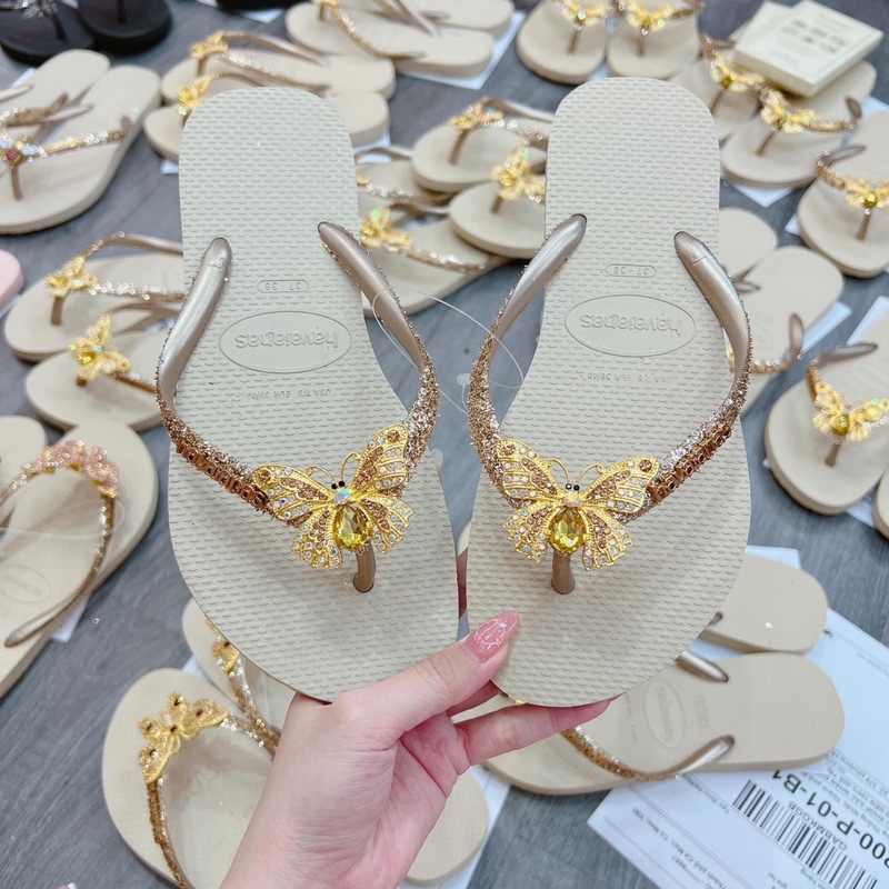 Kim tuyến gold nhạt mix charm phượng vàng