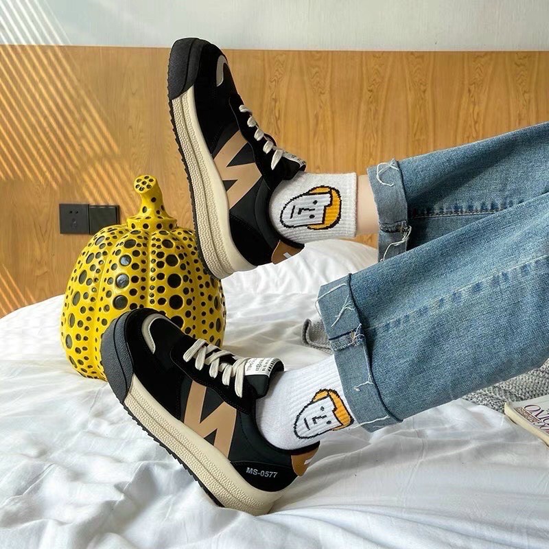 Giày thể thao nữ đế cao chữ N đẹp siêu hot 2023 hàng QC