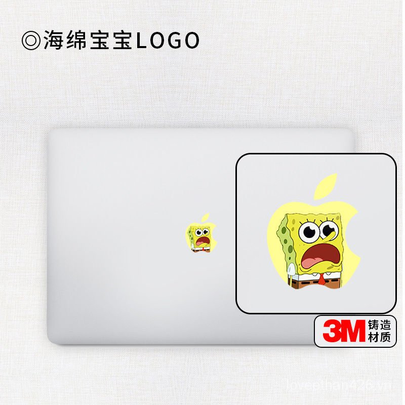 Miếng Dán Logo Hoạt Hình Cho Laptop Apple Notebook
