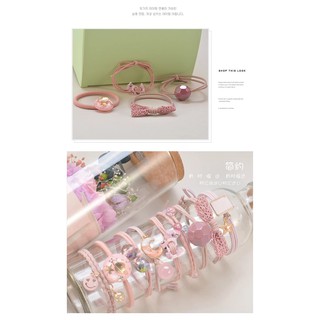 Set cột tóc 9 món