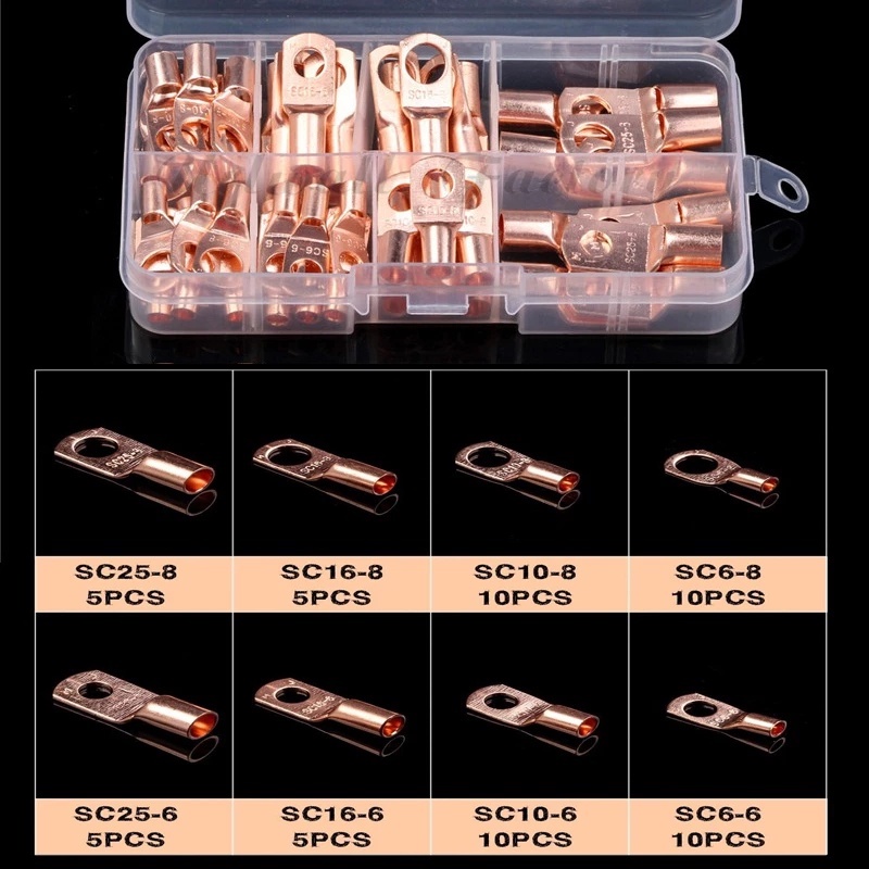 Set đầu nối dây điện WOZOBUY 2.8/ 4.8/ 6.3mm chuyên dụng