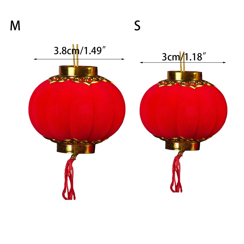 Set 30 Lồng Đèn Mini 3 / 4cm Trang Trí Tiệc