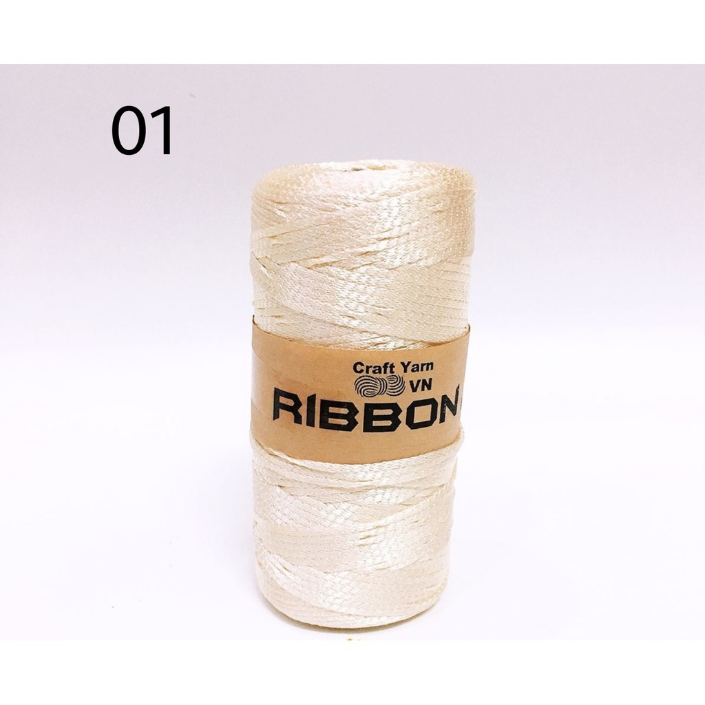 Sợi dệt ribbon Việt Nam chuyên móc mũ túi giày (Mã 01 đến 20)