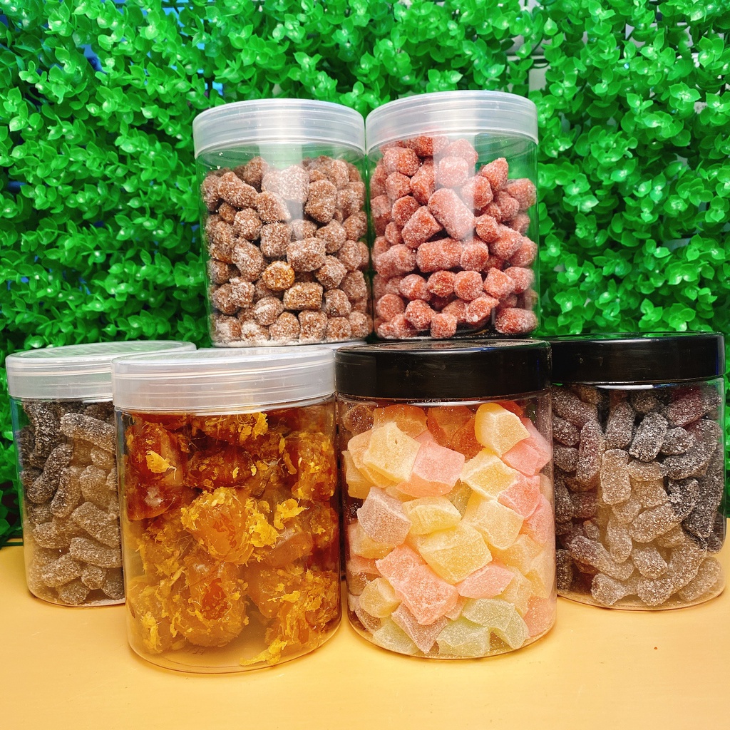 Ô mai mận dẻo gừng hũ 500g loại ngon