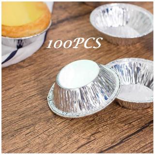 Bộ 100 Khuôn Giấy Bạc Dùng Nướng Bánh Trứng
