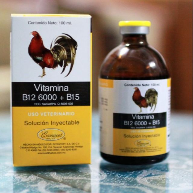 Vitamin B12 6000 + B15 cho gà đá