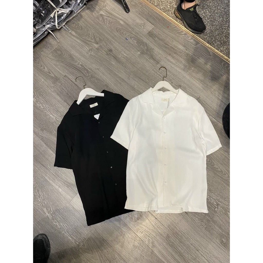 Áo sơ mi lụa unisex MALTRIK, áo cổ vest ngắn tay chất lụa cực đẹp hottrend 2022 | BigBuy360 - bigbuy360.vn
