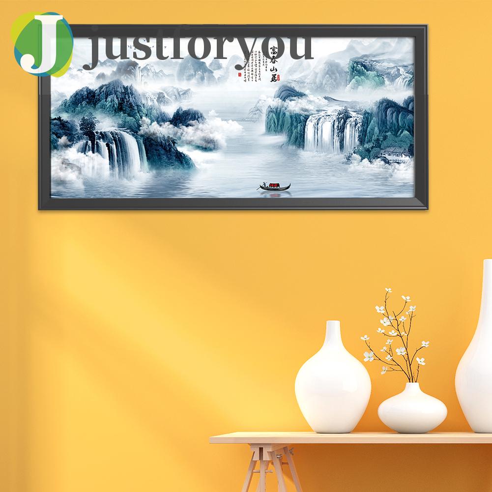 Bộ Tranh Thêu Chữ Thập Họa Tiết Phong Cảnh 11ct Trang Trí Nhà Cửa Diy