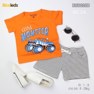 Quần áo trẻ em - bộ bé trai Bicokids 8-28kg