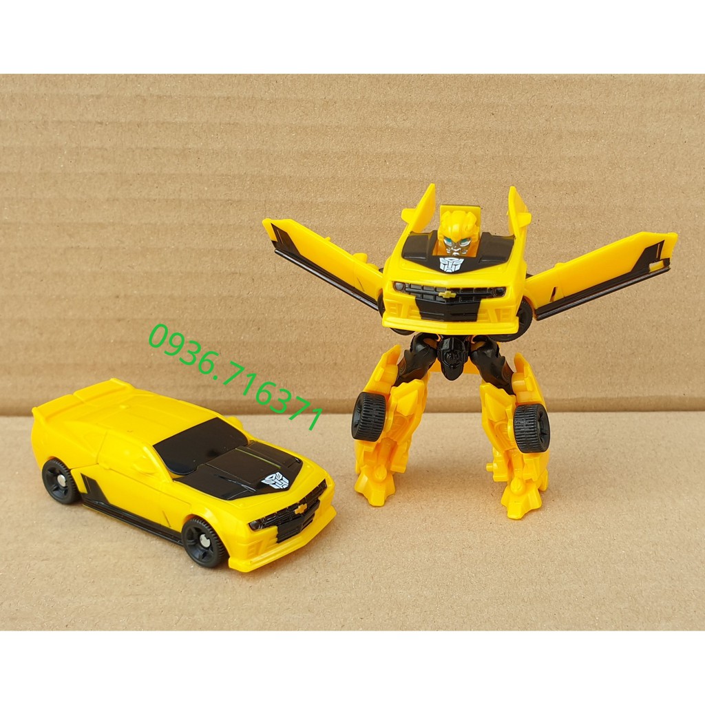 Robot Mini biến hình Bumblebee Mini cao 7cm, màu vàng nhiều bước Transformers - Hasbro