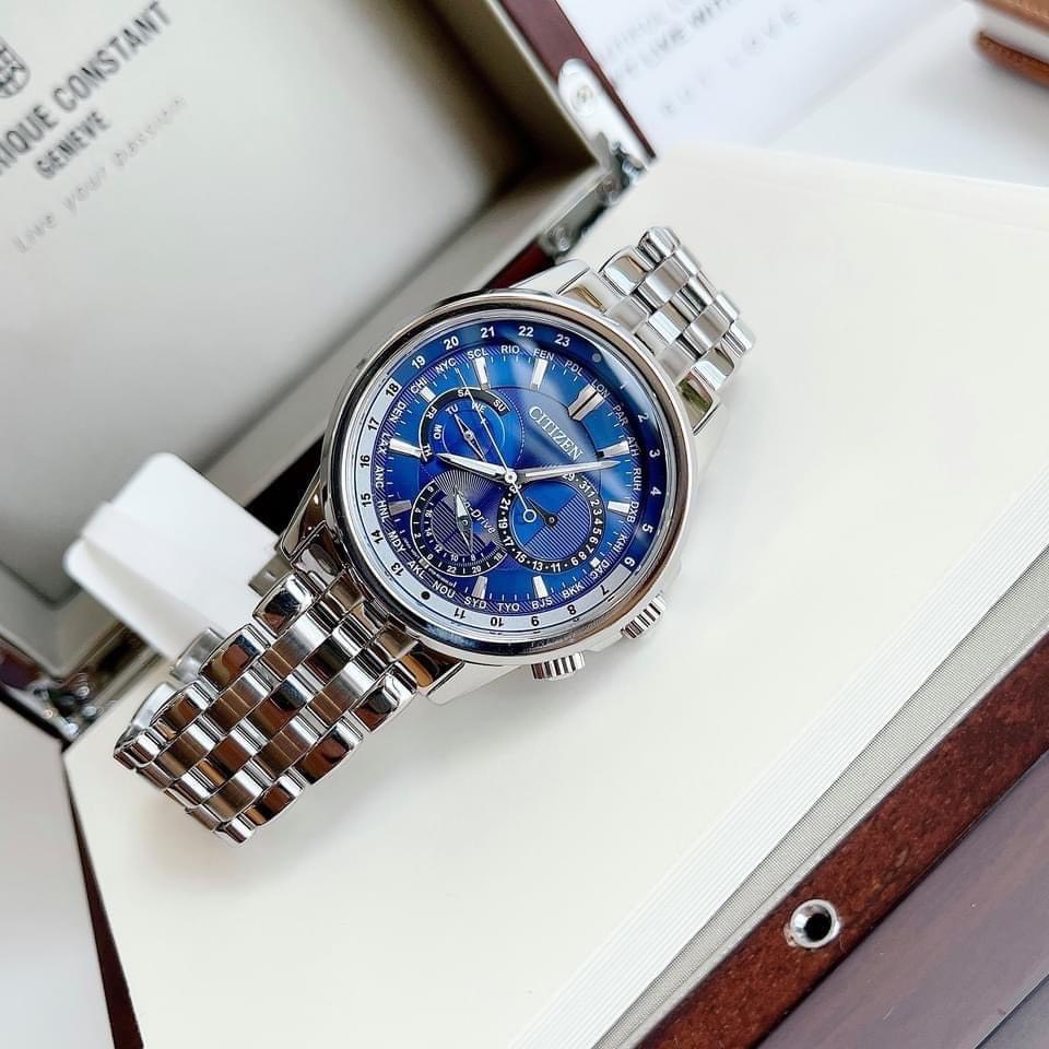 Đồng hồ nam chính hãng Citizen BU2021-51L máy Quartz Pin Eco Drive năng lượng mặt trời