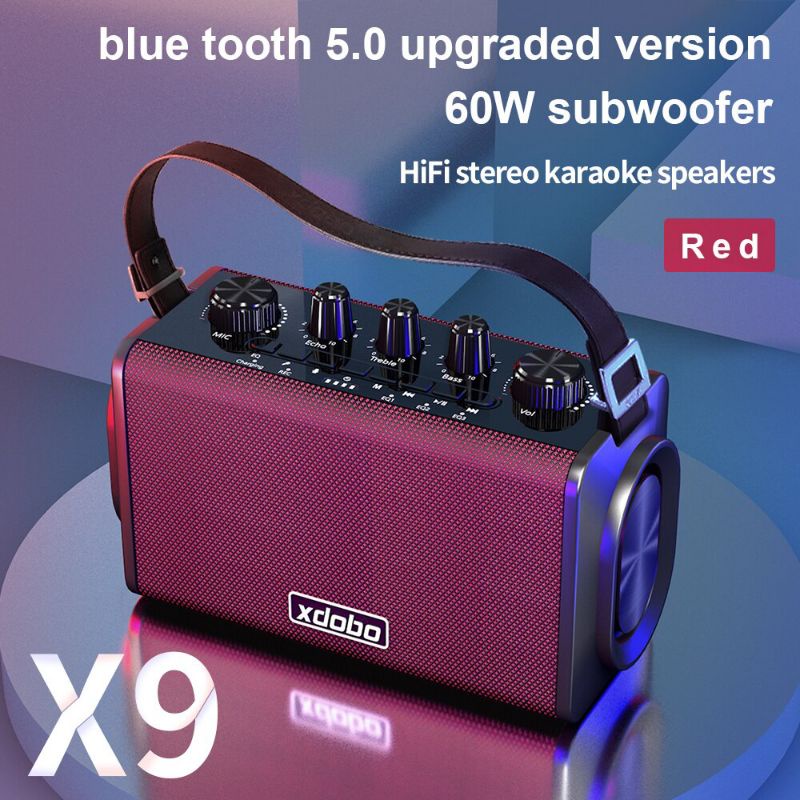 LOA TRỢ GIẢNG, KARAOKE XDOBO X9 60W SIÊU TRẦM